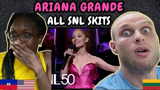 REACTION TO Ariana Grande  All Skits at SNL 50 Oct 13 2024  FIRST TIME HEARING [upl. by Kabab]