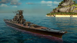 Modern Warships IJN Yamato The Old Beast Is Buffed  Airdefence 💔  Alpha Test [upl. by Marsh]