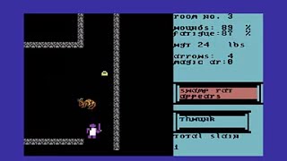 Temple of Apshai  C64  Best Dungeon Games Epyx 1983 [upl. by Acul]