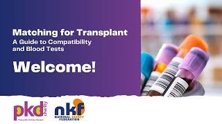 Matching for Transplant a guide to Compatibility and Blood Tests [upl. by Leonard]