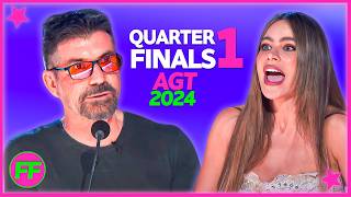 AGT 2024 Returns 🇺🇸 First Quarterfinals amp UNBELIEVABLE Golden Buzzer 🤩✨ [upl. by Daza76]