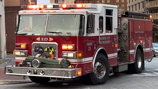 Baltimore City Fire Department Engine 23 Responding to a Medical 051723 [upl. by Llenrahs]