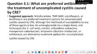 CarbapenemResistantEnterobacterales Infections and Updates of IDSA 2024 Treatment Guidance [upl. by Patrizia]