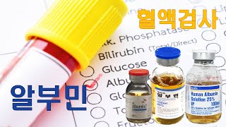 혈액검사  알부민 Albumin [upl. by Aufmann]