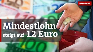 12 Euro Mindestlohn ab Oktober Kommt das Geld auch wirklich an  WDR Aktuelle Stunde [upl. by Orlosky]