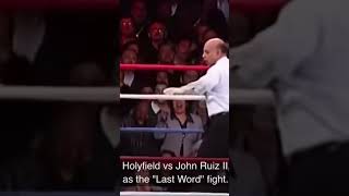 When Evander Holyfield lose John Luiz—— very brutal [upl. by Aciretehs]