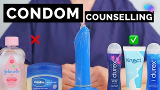 Condom Counselling  How to Use a Condom  OSCE Guide  UKMLA  CPSA  SCA Case [upl. by Ynamreg413]