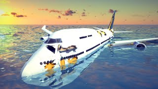 Realistic Fictional Airplane Crashes and Emergency Landings 16  Besiege [upl. by Calypso820]