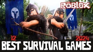 12 BEST Roblox SURVIVAL GAMES to Play 2024 [upl. by Aklam]