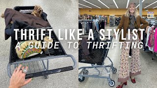 THRIFT LIKE A STYLIST EP 4 MY GUIDE TO THRIFTING IN EACH CATEGORY OF THE THRIFT STORE [upl. by Toms]