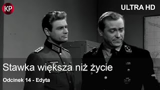 Stawka Większa Niż Życie 1968  4K  Odcinek 14  Kultowy Polski Serial  Hans Kloss  Za Darmo [upl. by Duwe]