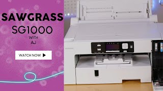 Sawgrass SG1000 Sublimation Printer Review [upl. by Noiramed]