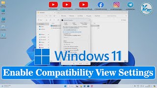 ✅ How To Enable Compatibility View Settings in Windows 11 [upl. by Taft778]