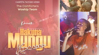 The Comforters Worship Team UDSM  HAKUNA MUNGU KAMA WEWE Live Music Video [upl. by Nnylyaj]