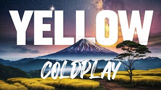 Coldplay  Yellow Karaoke Video [upl. by Humberto]