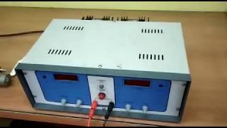 HOW TO USE DC REGULATED POWER SUPPLY IN HINDI [upl. by Norvall]