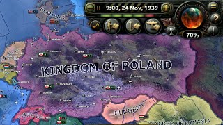 Polska Złomuje Niemcy w 1939 roku  Hoi4 Timelapse [upl. by Frum255]