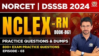 NORCET  DSSSB  NCLEX Based Questions  NCLEXRN Questions and Answers  Nursing Experts [upl. by Lilak]