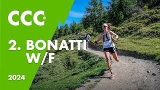 🟩 CCC  Bonatti  WomenFemmes  211 km amp 1 753 m  HOKA UTMB MontBlanc 2024 [upl. by Tybald]