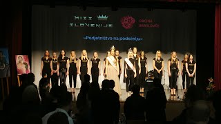 Predstavitev finalistk izbora za Miss Slovenije 2022 v Braslovčah [upl. by Theis]