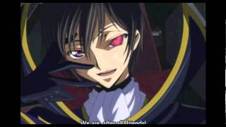 Lelouchs Laugh in three languages French Japanese English  Code Geass [upl. by Nasar]