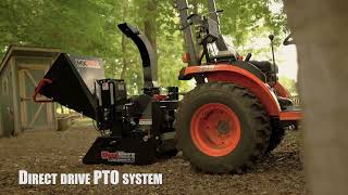 WoodMaxx USA Made MX 8600 PTO Wood Chipper [upl. by Katzman]