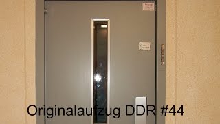 Originalaufzug DDR441983Personenaufzug500kg in HD 1080p [upl. by Nerfe]