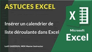 Insérer un calendrier de liste déroulante dans Excel 📆 [upl. by Maritsa]