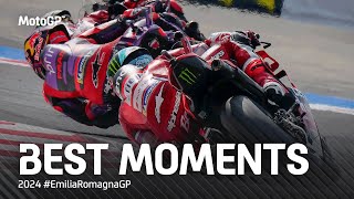 Best MotoGP™ Moments ⚔️  2024 EmiliaRomagnaGP [upl. by Hamlani]