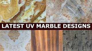 UV Marble Sheet Application  UV Marble Sheet Installation  PVC Marble Sheet Manufacturer in India [upl. by Aida]