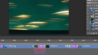 Photoshop Video Editing  Combining Clips Stills and Audio [upl. by Laris]