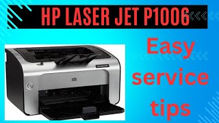 hp laser jet p1006 p1005 complete service [upl. by Atteugram511]