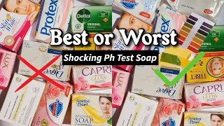 Famous soap brands failed ph test 🤯  Soap ph test  Soap for skin  live ph test soap  soap test [upl. by Jones633]