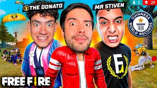 LOS MAS VETERANOS REGRESARON MR STIVEN ANTRONIX Y DONATO en FREE FIRE [upl. by Artimas]