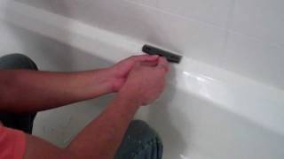 How to Properly Remove Caulk from a TubShower [upl. by Parlin596]