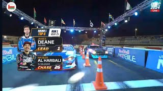 CRAZIEST DRIFT BATTLE OF 2024  JAMES DEANE VS NASEER AL HARBALI  OIDC CAR ON FIRE [upl. by Llered]