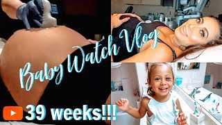 TRYING TO INDUCE NATURAL LABOR BABY WATCH VLOG 39 WEEKS PREGNANT 2ND PREGNANCY SINGLE MOM 2019 [upl. by Akirehc332]