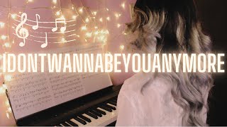 idontwannabeyouanymore  Billie Eilish piano cover  Ana Engel [upl. by Dawn105]