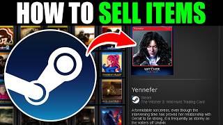 How To Sell Items On Steam Market  Easy Guide [upl. by Ellerahs]