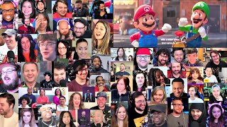 The Super Mario Bros Movie Trailer Reaction Mashup [upl. by Cordi]