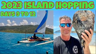 2023 island hopping on a sailing kayak EP5 [upl. by Loreen]