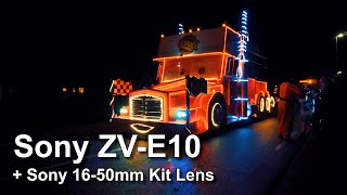 Sony ZV E10  1650mm Kit Lens  Low Light Video Test [upl. by Winikka]