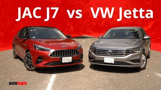 VW Jetta vs JAC J7  Test Técnico Comparativo  Cuestan lo mismo [upl. by Tebasile]