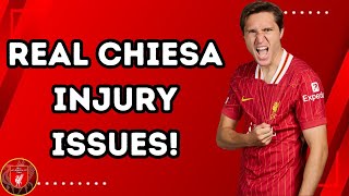 Liverpool FC News Real Chiesa Injury Concern [upl. by Blackburn]