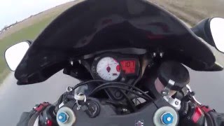 Suzuki GSXR 600 K6  acceleration 0200 kmh [upl. by Eerahc]