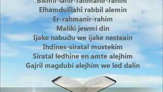 Suretu Fatiha Ayatul KursiSuretu IhlasFelek Nas [upl. by Ardnuhsed]