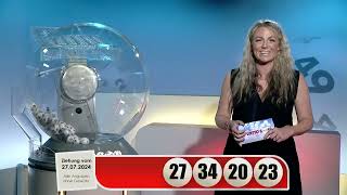 LOTTO 6aus49Gewinnzahlen von Samstag 27072024 [upl. by Sydalg26]