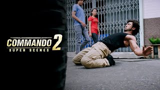 Commando 2 Super Scene  Uska pass kuchnakuch tricks toh hoinga hi  Vidyut Jammwal  Adah Sharma [upl. by Uamak]