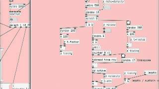 Tone Rows  Puredata algorithmic composition [upl. by Moritz]