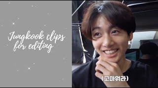 Jungkook clips for editing HD [upl. by Tzong]